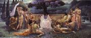 Jean Delville The School of Plato France oil painting artist